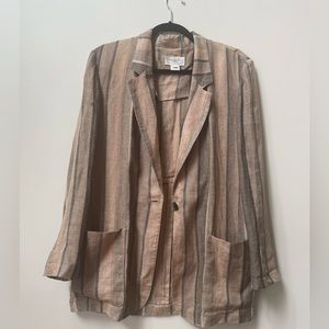 Vintage Christian Dior Separates Linen Blazer